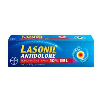 Lasonil Antidolore Gel Antidolorifico Antinfiammatorio per Dolori Muscolari e Articolari Tubo 120 gr