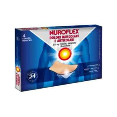 Nuroflex Dolori Musc 42 Pezzi Cerotti Antinfiammatori e Antidolorifici contro mal di schiena  dolori muscolari e articolari