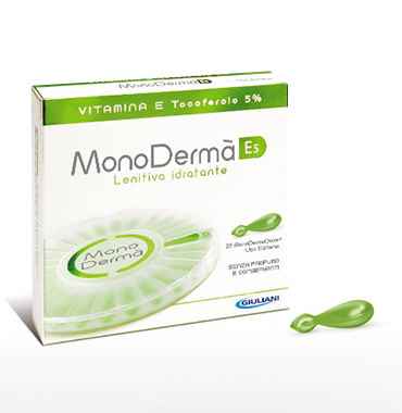 MonoDerm Vitamine E5 Trattamento Gel Lenitivo Anti Ossidante 30 cps vegetali
