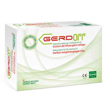 Gerdoff Trattamento per il Reflusso Gastroesofageo 20 Compresse