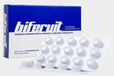 Pharmaguida Linea Vitamine Minerali Bifervit Integratore Alimentare 30 Compresse