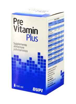 Dupi Pre vitamin Plus Integratore Alimentare Vitamine e Minerali 100 ml