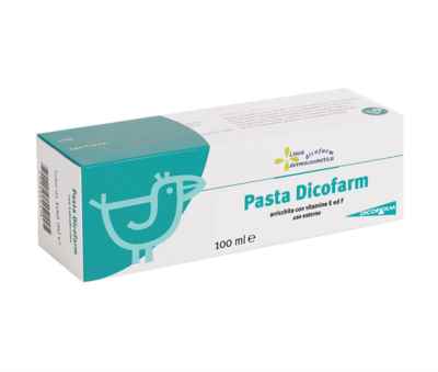Dicofarm Linea Dermatologica Pasta Vitaminica Protettiva Lenitiva 100 ml