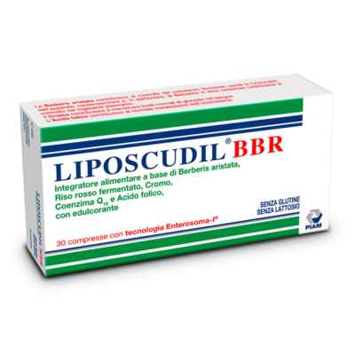 Piam Linea Colesterolo Trigliceridi Liposcudil BBR Integratore 30 Compresse