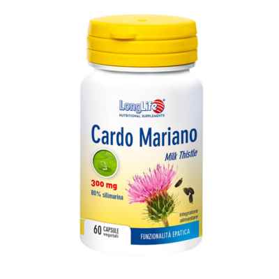 LongLife Linea Fegato Sano Cardo Mariano Integratore Alimentare 60 Capsule
