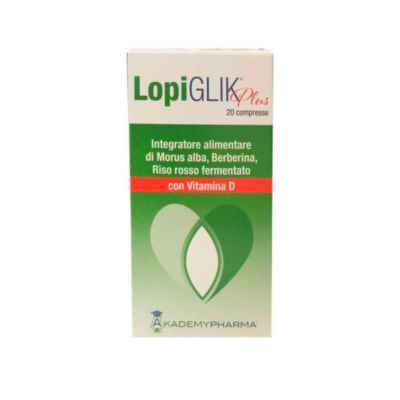 Lopiglick Plus Integratore per il Controllo del Colesterolo 20 compresse